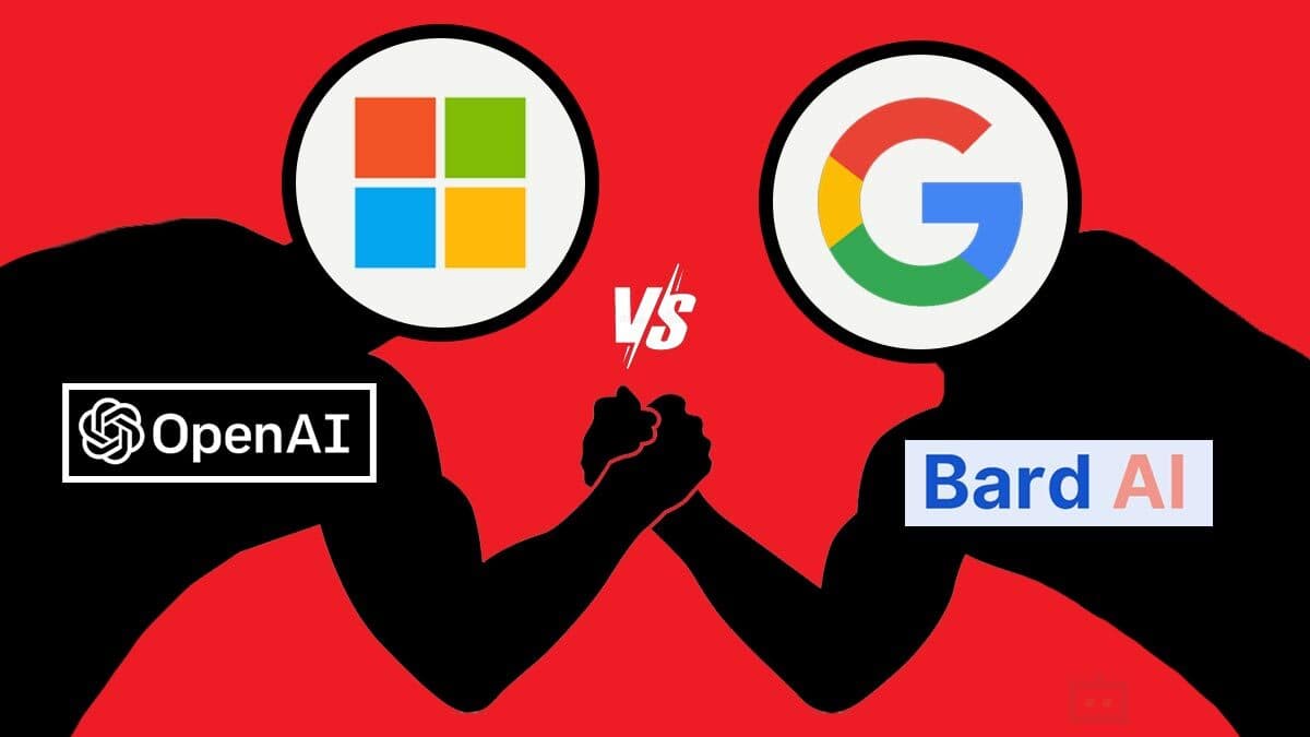 A war between Microsoft's ChatGpt and Google's Bard